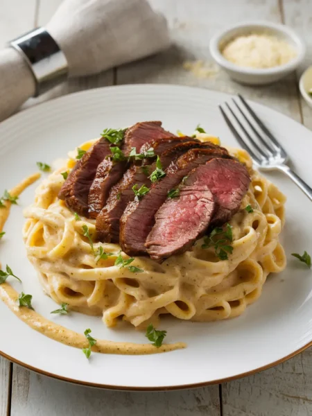 Creamy Steak Pasta