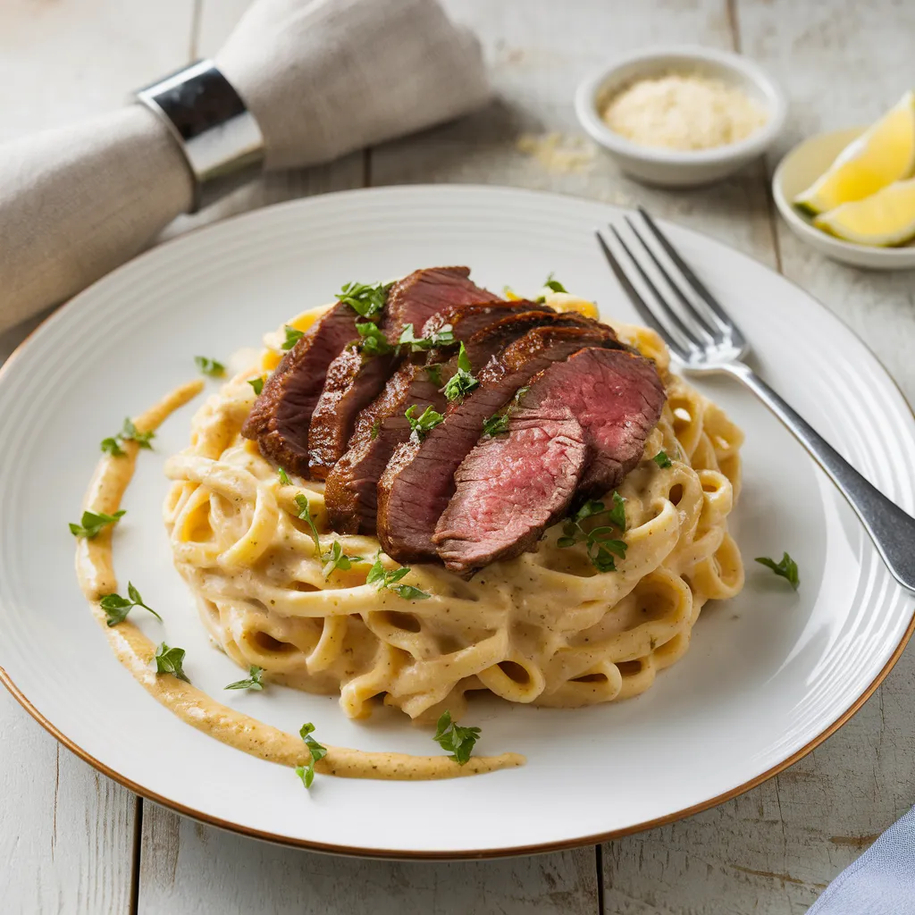 Creamy Steak Pasta