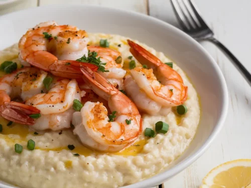 a classic New Orleans Shrimp and Grits dish