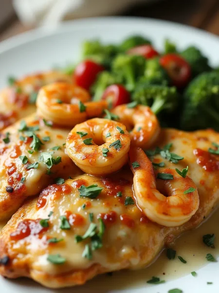 Creamy Garlic Chicken and Shrimp Recipe – A One-Pan Delight!