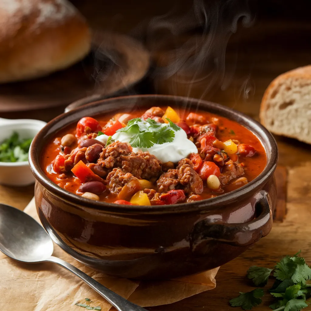 slow-cooked ground beef stew