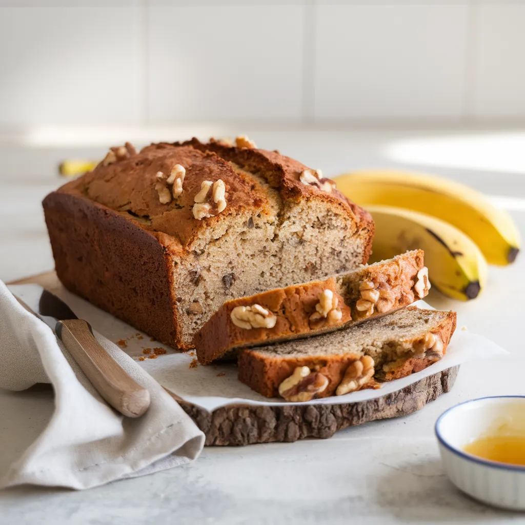 Easy 2-Banana Bread Recipe – Moist, Soft, and Full of Flavor!