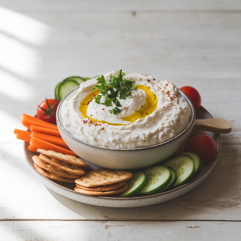 Whipped Cottage Cheese Dip Recipe – Creamy, Healthy & High-Protein Snack!