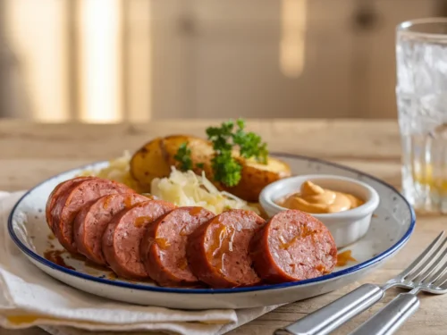authentic Polish sausage