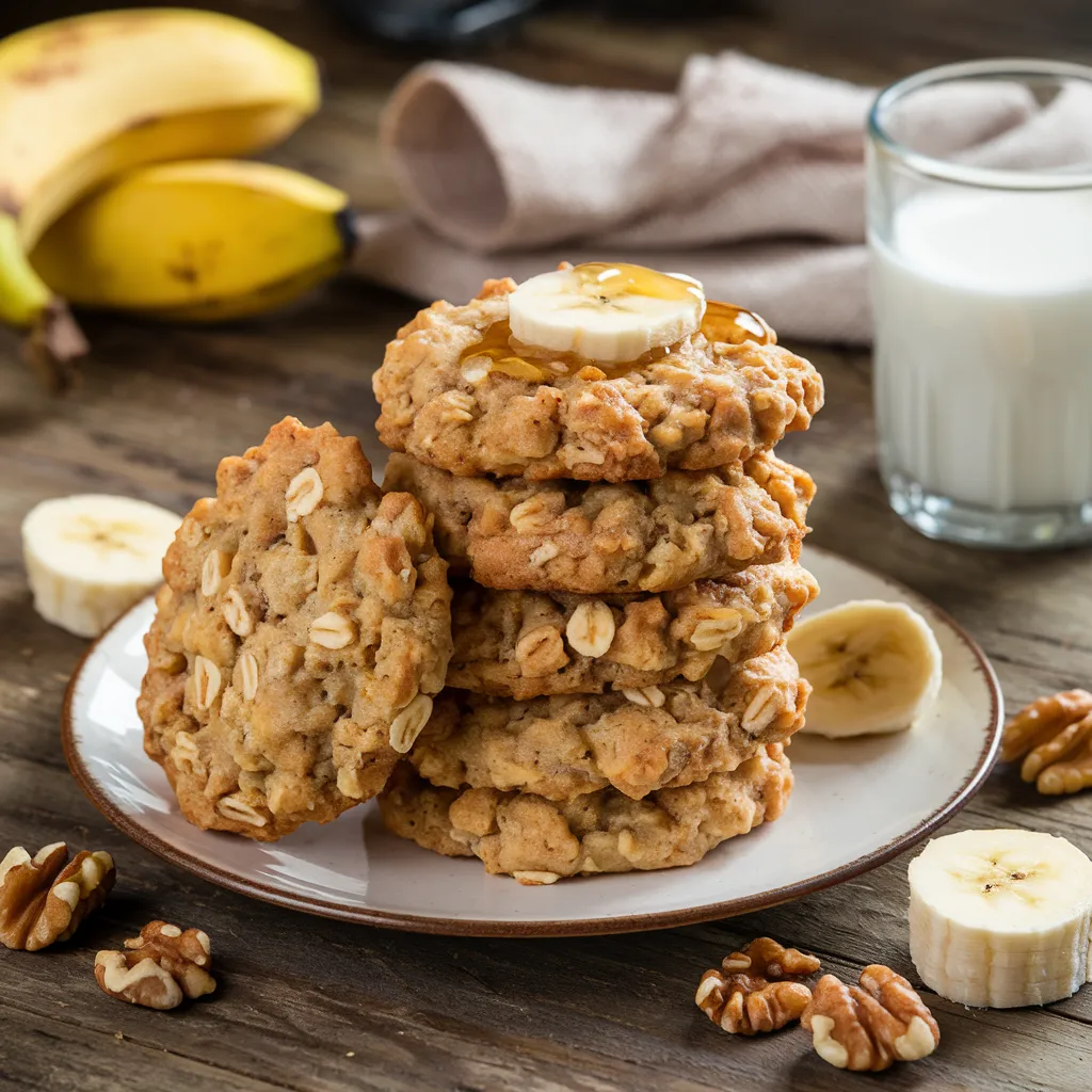 chewy banana cookies