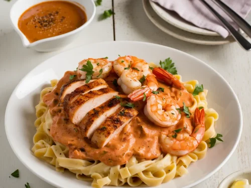 creamy Cajun Alfredo sauce